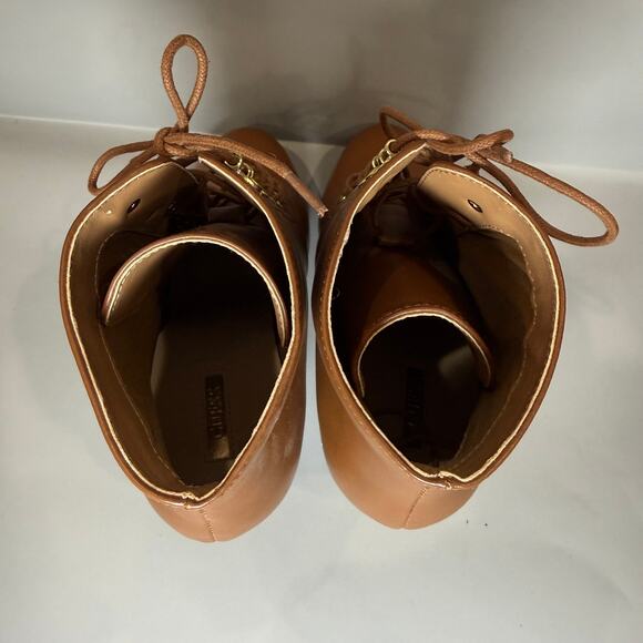 GUESS Zoey Lace-Up Wedge Booties - Picture 4 of 9